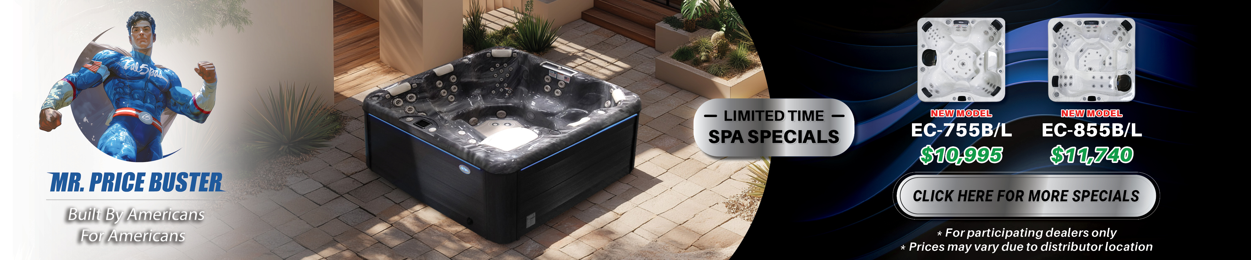 Calspas hot tub being used in a family setting - San Marcos